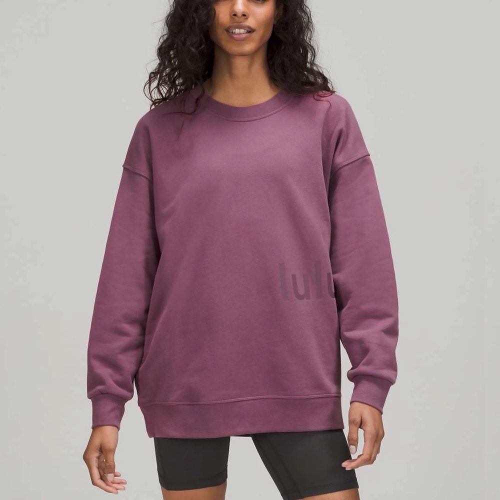 Oversized lululemon athletica Purple Sweatshirt